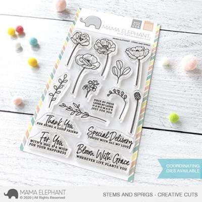 Mama Elephant Clear Stamps - Stems And Sprigs